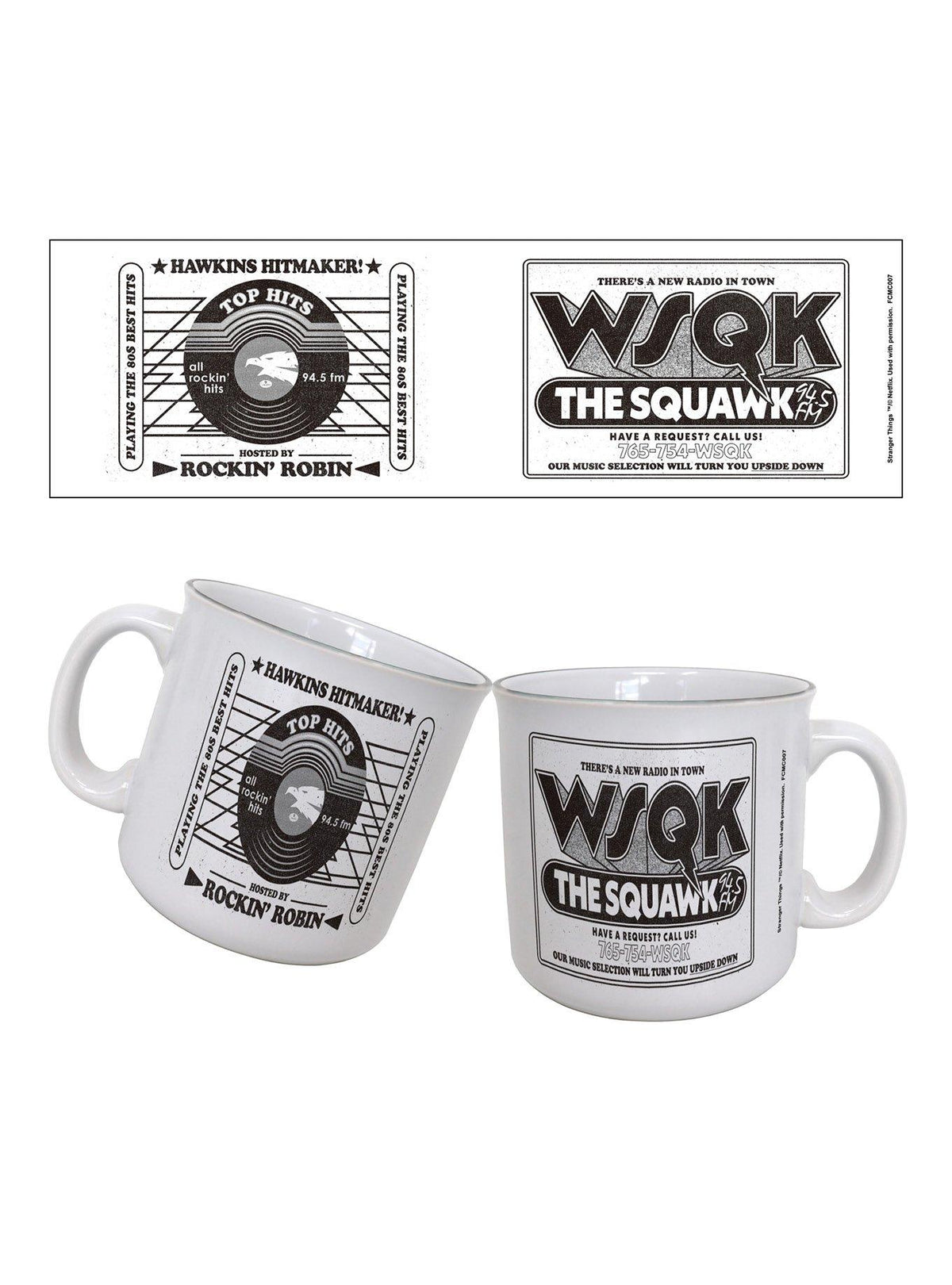 Tazón de camping Stranger Things The Squawk, 20 oz