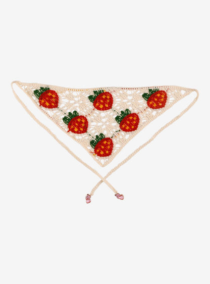 Cintillo tipo bandana tejido de Strawberry Shortcake