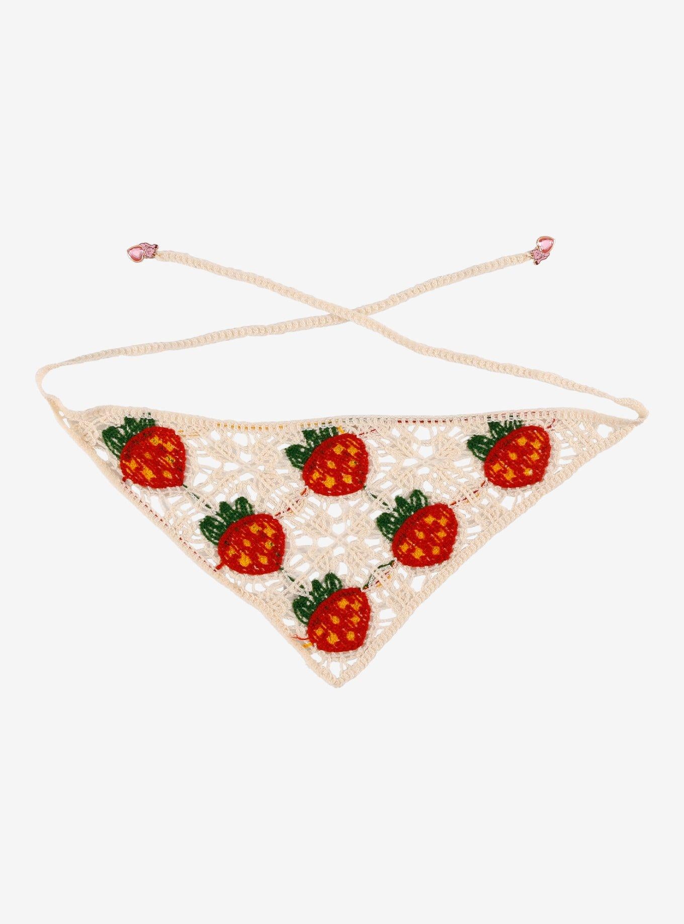 Cintillo tipo bandana tejido de Strawberry Shortcake