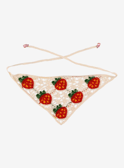 Cintillo tipo bandana tejido de Strawberry Shortcake