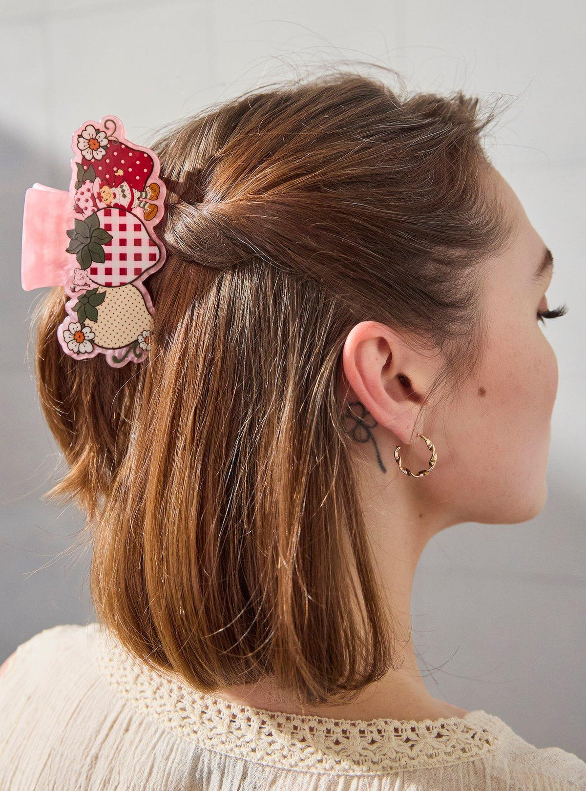 Pinza de pelo con fresas vichy de Strawberry Shortcake