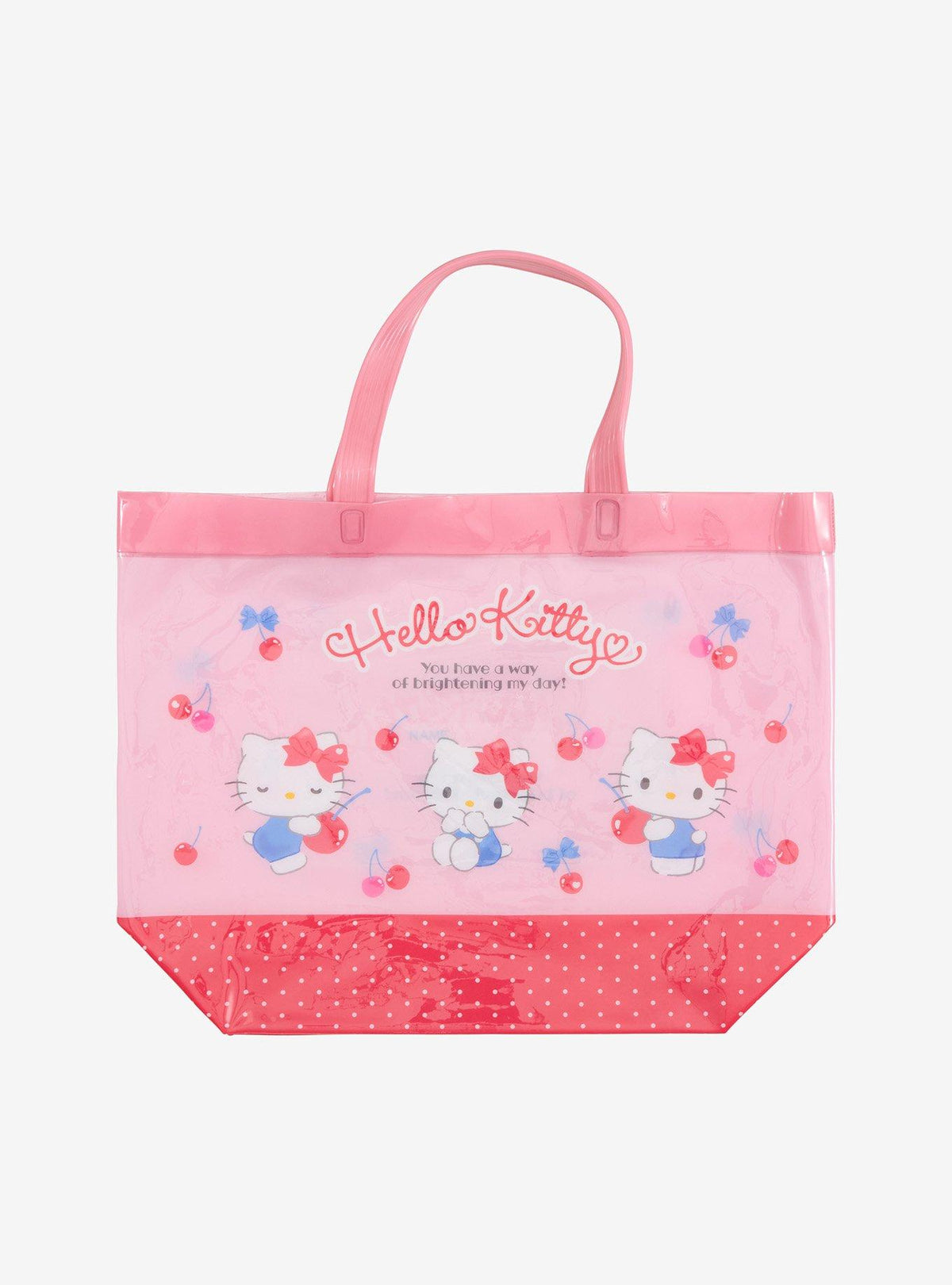 Mini bolso tote de Hello Kitty con cerezas