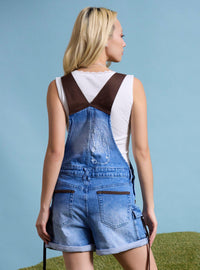 Short de mezclilla con tirantes Mi vecino Totoro
