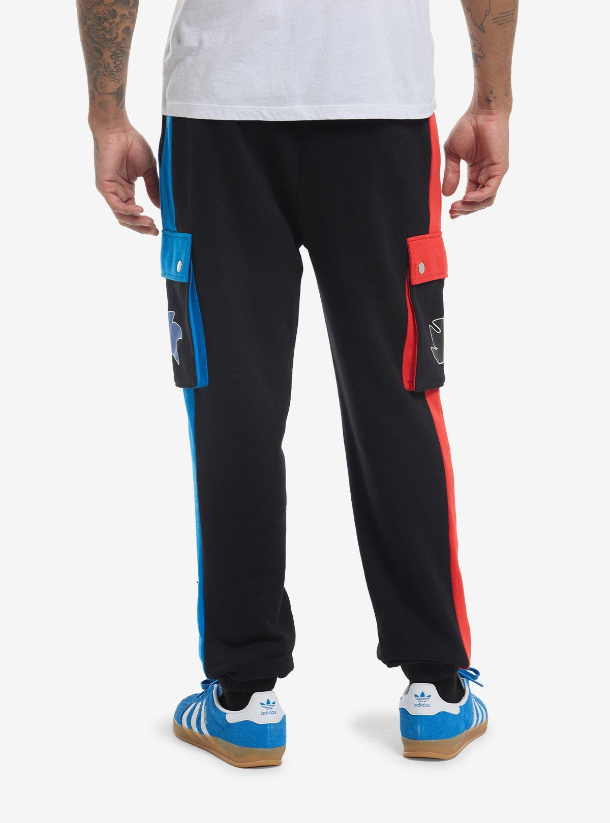 Pantalón cargo jogger de Sonic y Shadow