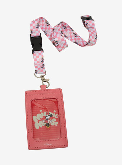 Lanyard a cuadros de Minnie Mouse