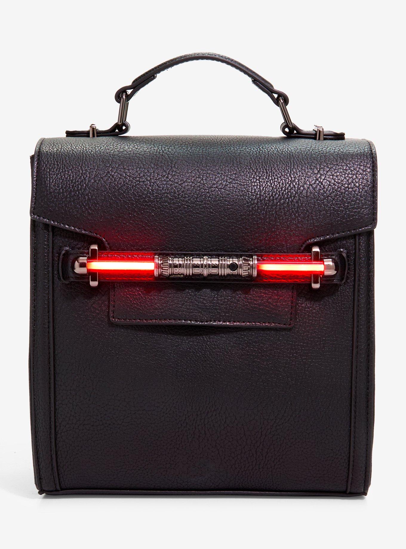 Mochila mini con sable de luz iluminado de Darth Maul