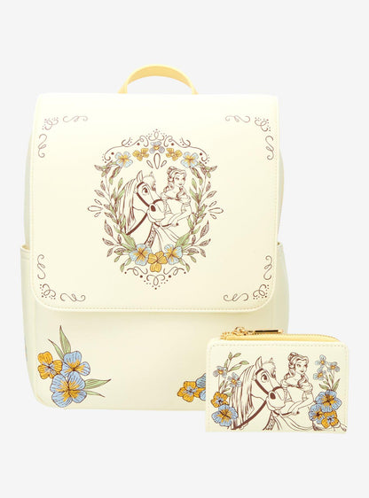 Mini mochila floral de Belle y Philippe de Beauty and the Beast