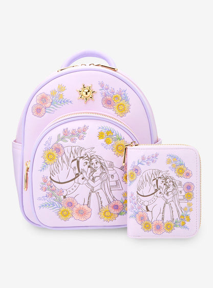 Mochila mini convertible Rapunzel y Maximus - Tangled