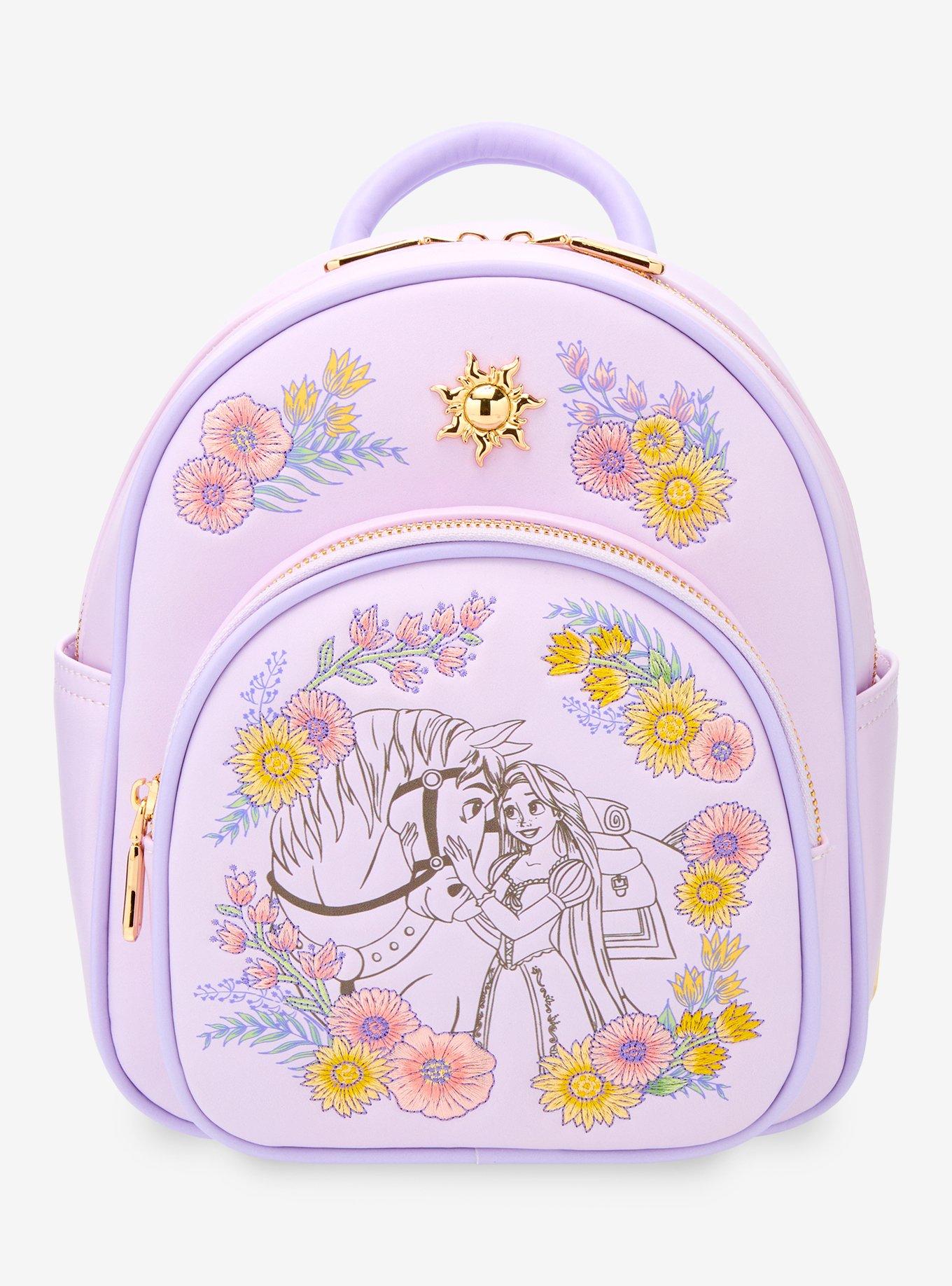 Mochila mini convertible Rapunzel y Maximus - Tangled