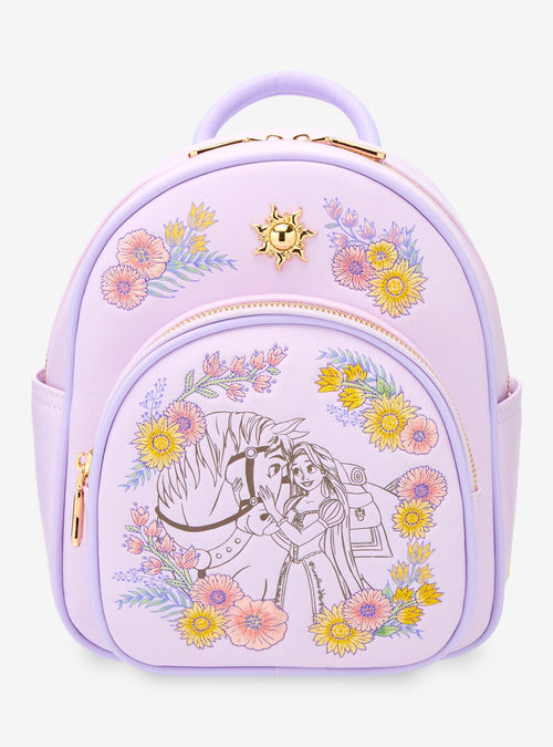 Mochila mini convertible Rapunzel y Maximus - Tangled