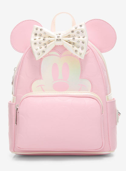 Mochila mini Disney Minnie Mouse con lazo de strass