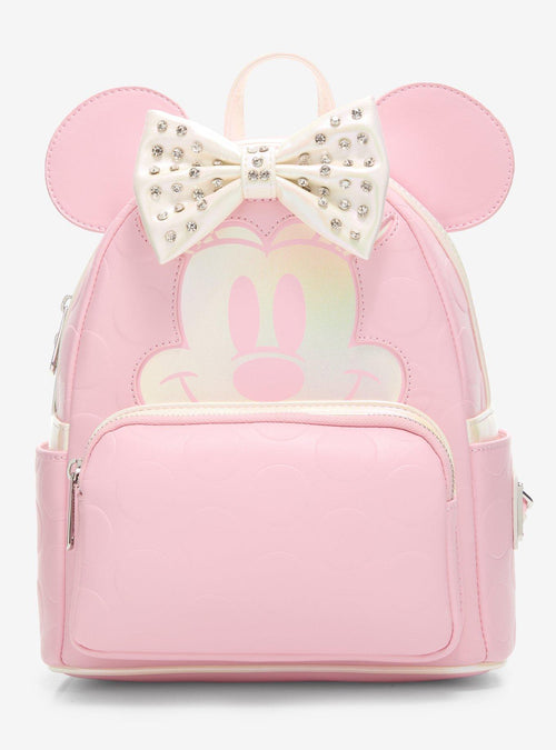 Mochila mini Disney Minnie Mouse con lazo de strass