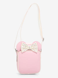 Cartera cruzada Disney Minnie Mouse con lazo de brillantes