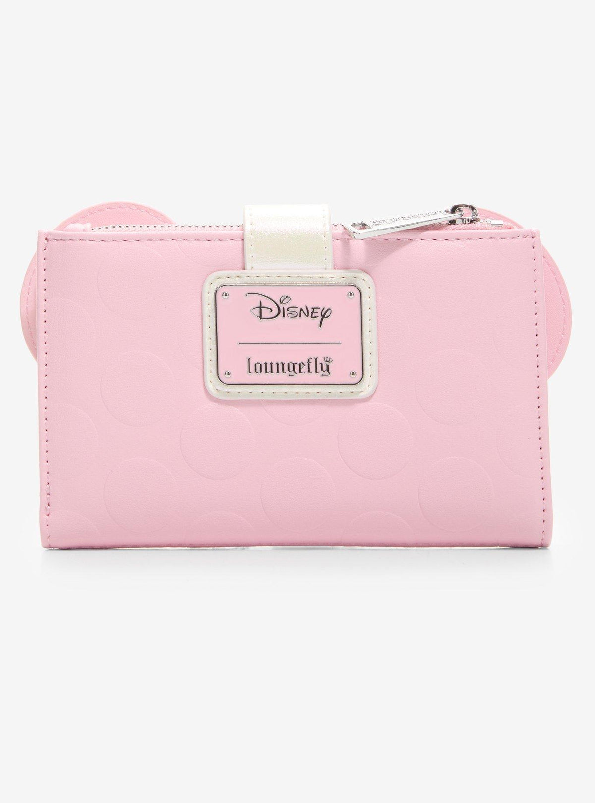 Billetera Minnie Mouse con lazo de strass