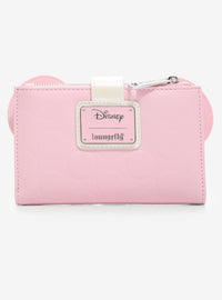 Billetera Minnie Mouse con lazo de strass