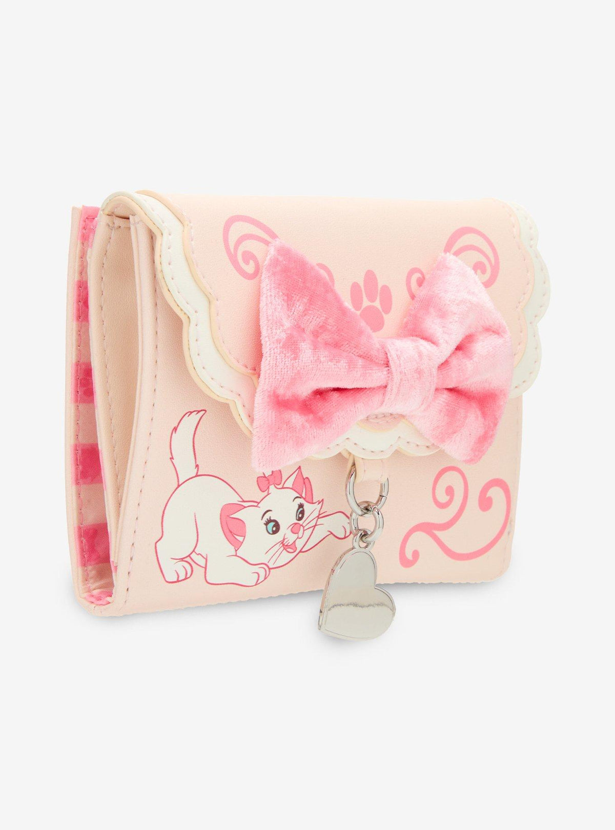 Billetera mini Marie de The Aristocats con lazo de terciopelo