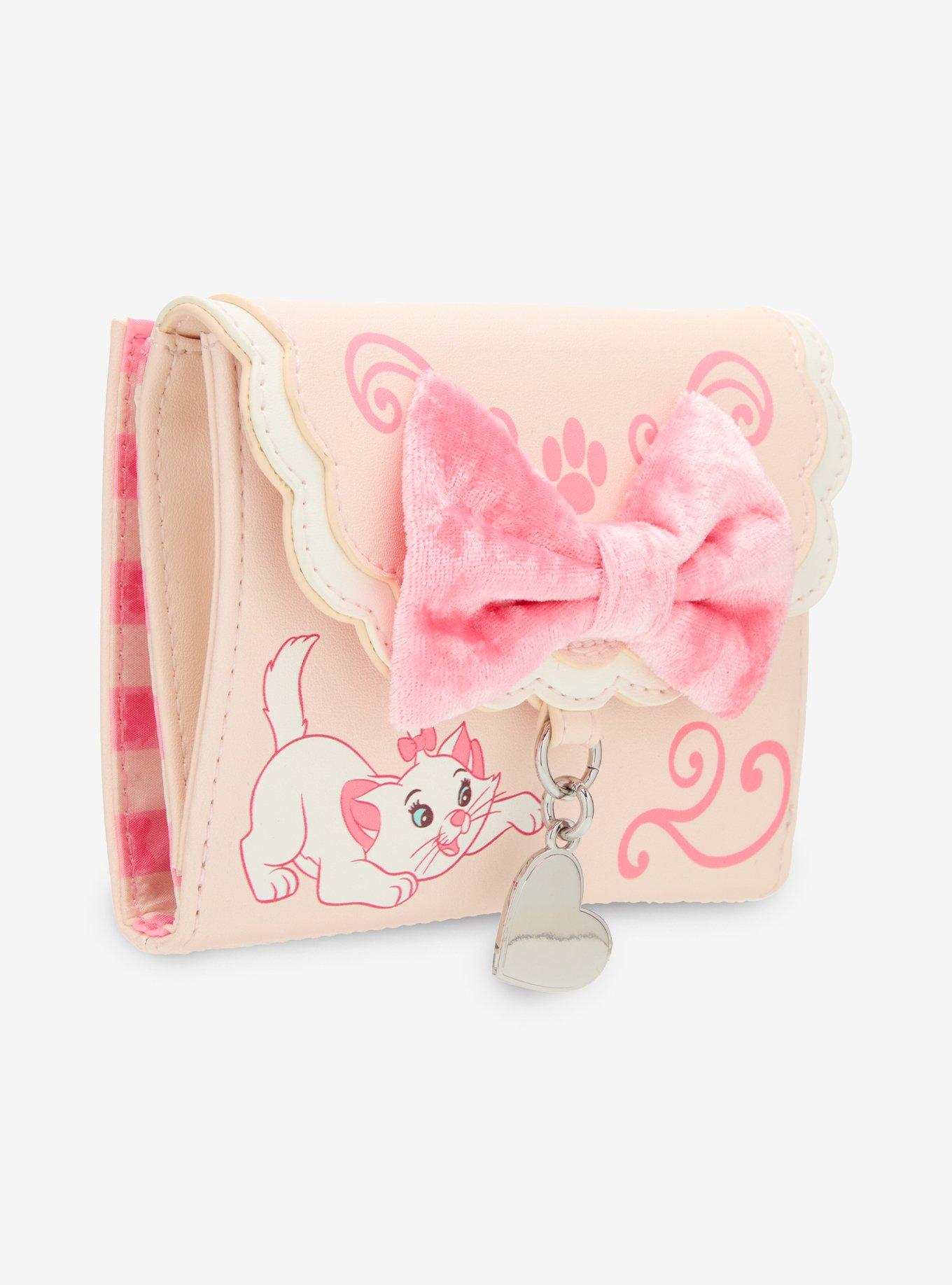 Billetera mini Marie de The Aristocats con lazo de terciopelo