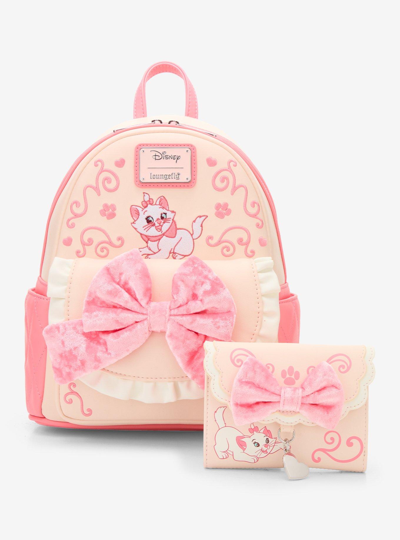 Billetera mini Marie de The Aristocats con lazo de terciopelo