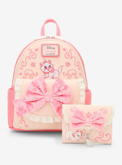 Billetera mini Marie de The Aristocats con lazo de terciopelo