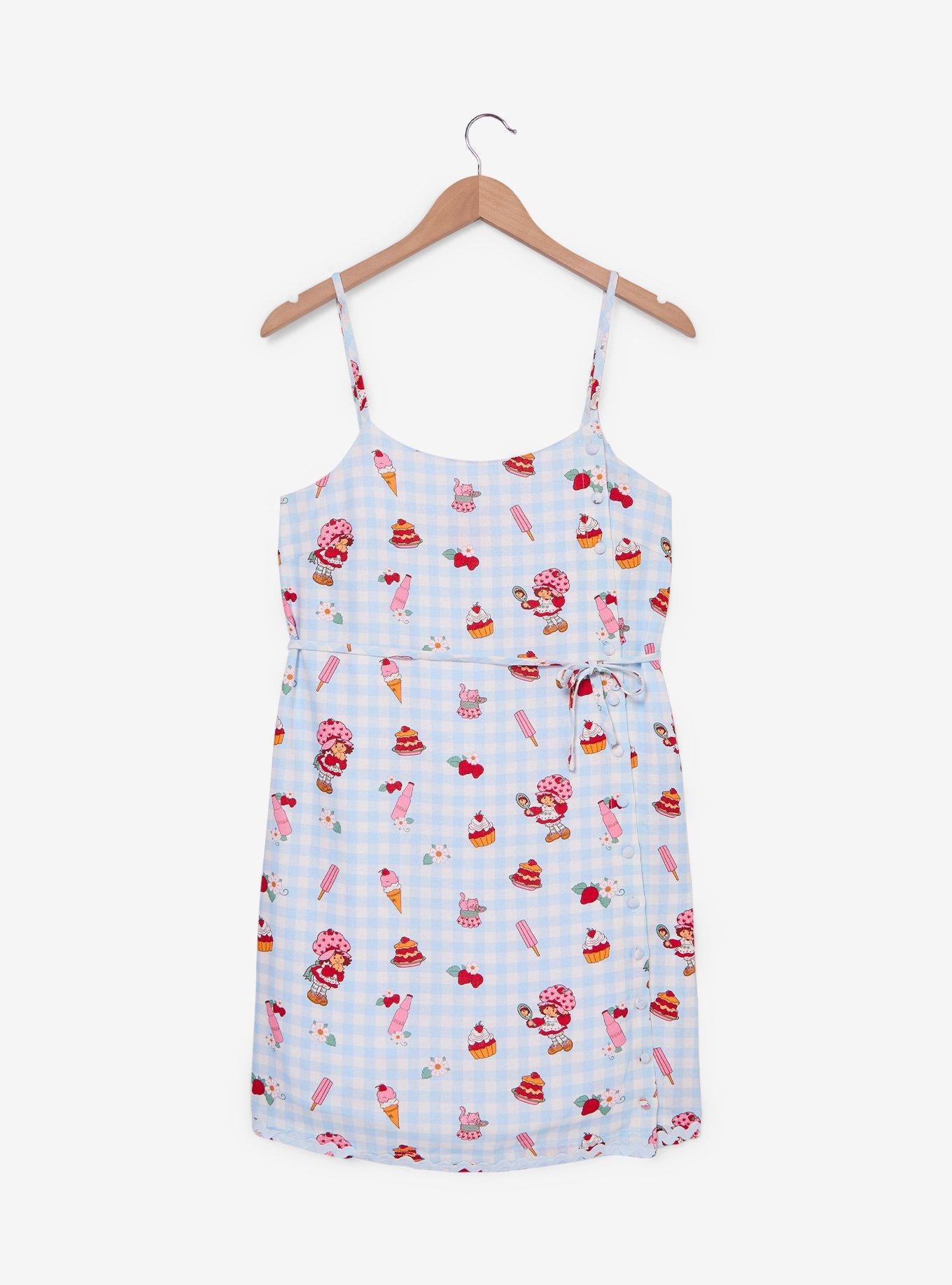 Vestido de tirantes Strawberry Shortcake con estampado
