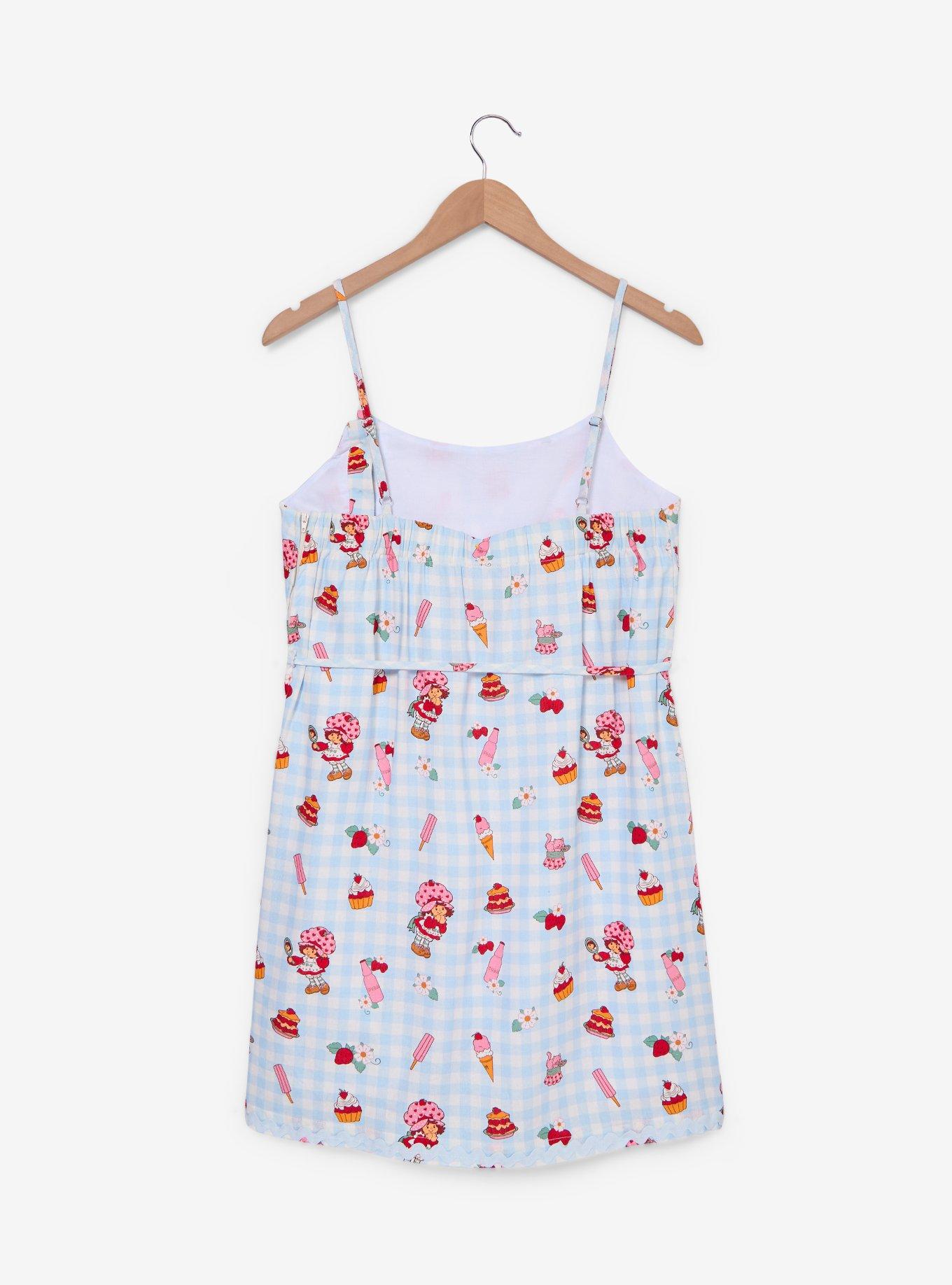 Vestido de tirantes Strawberry Shortcake con estampado