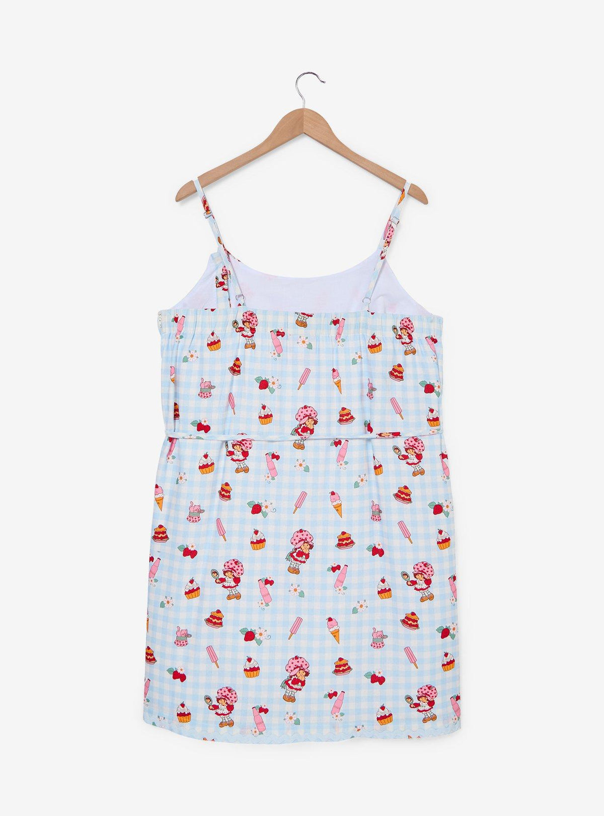 Vestido de tirantes Strawberry Shortcake a cuadros vichy