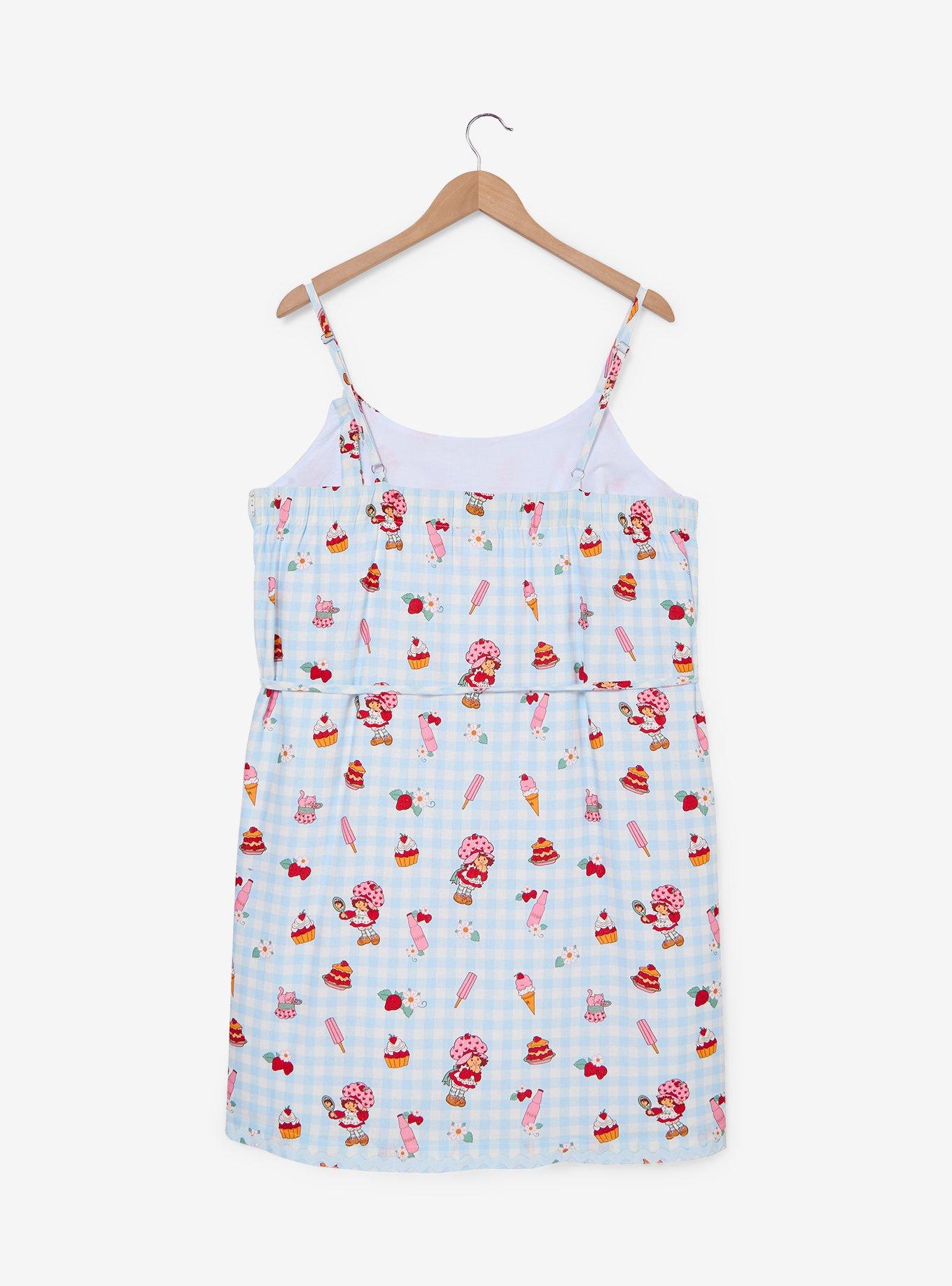 Vestido de tirantes Strawberry Shortcake a cuadros vichy
