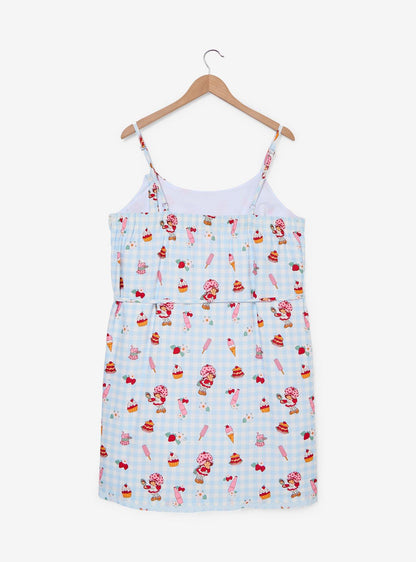 Vestido de tirantes Strawberry Shortcake a cuadros vichy
