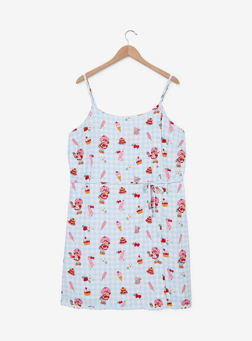Vestido de tirantes Strawberry Shortcake a cuadros vichy