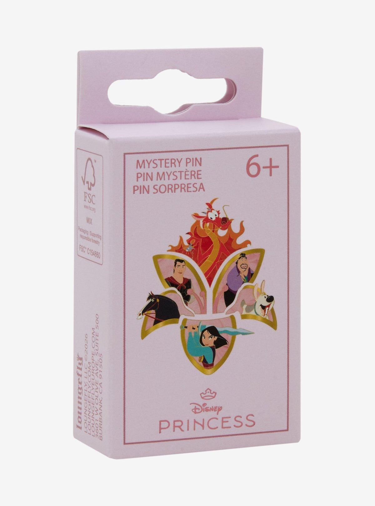Pin esmaltado Disney Mulan: rompecabezas de flores sorpresa