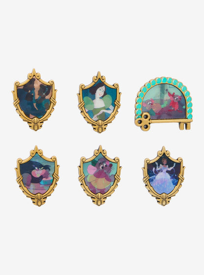 Pin esmaltado lenticular Cinderella — Caja sorpresa