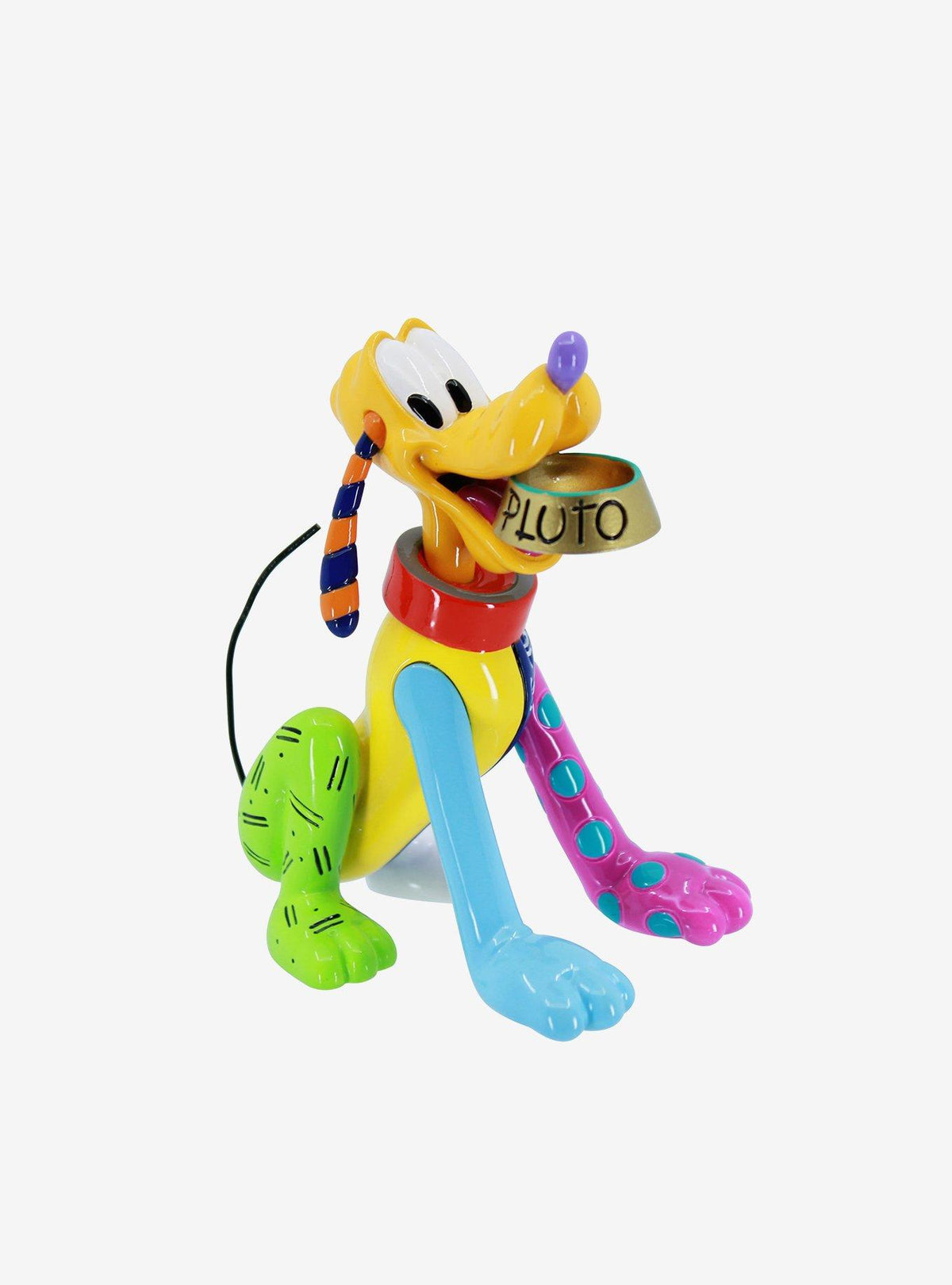Mini figura de Pluto estilo Romero Britto