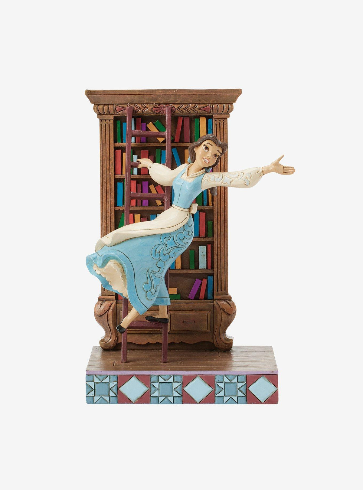 Figura de Belle en la biblioteca de Beauty and the Beast