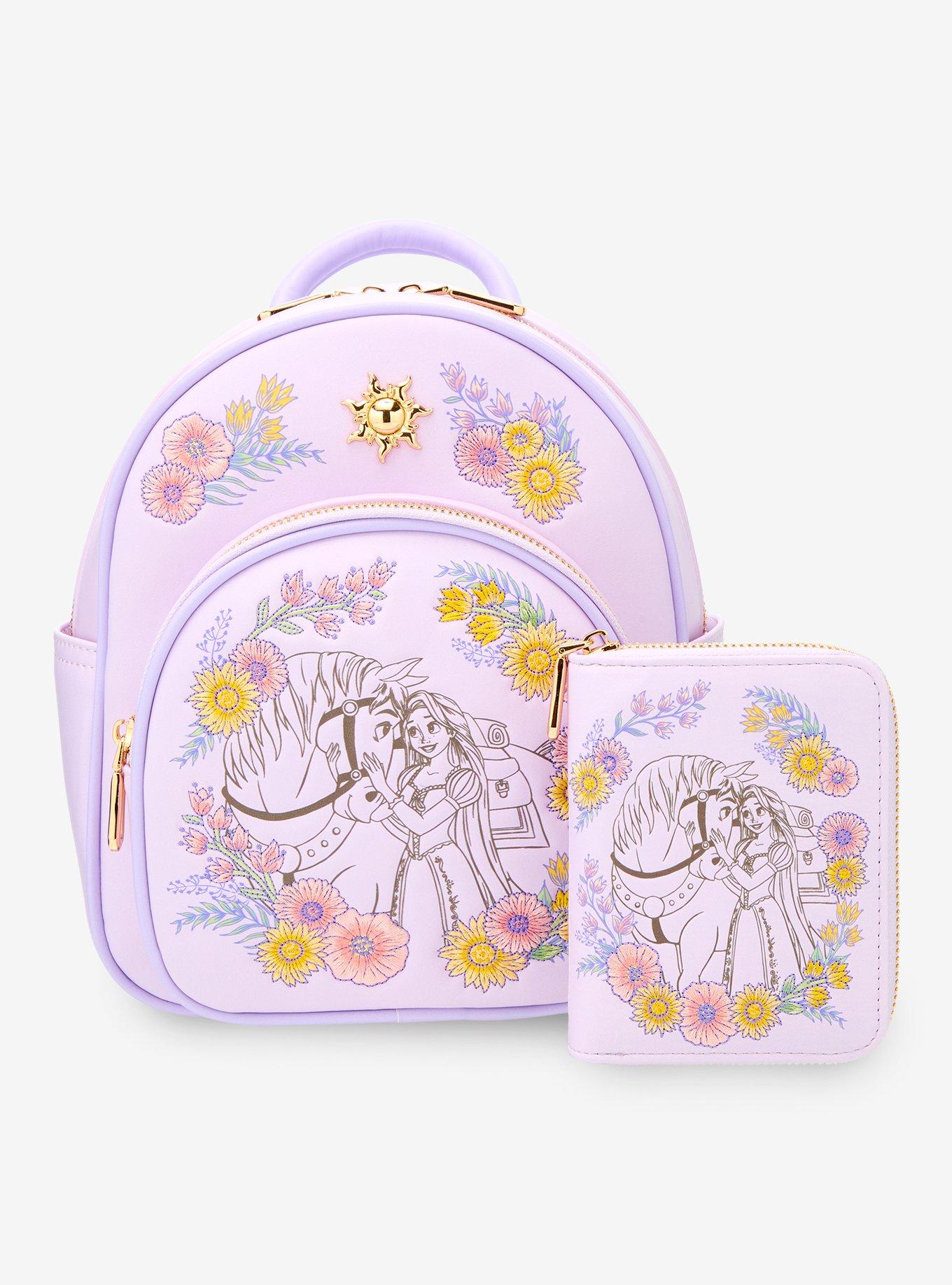 Billetera con cierre Disney Tangled Rapunzel y Maximus