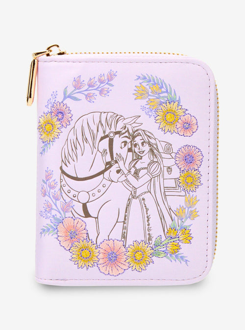 Billetera con cierre Disney Tangled Rapunzel y Maximus