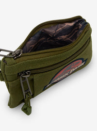 Tarjetero de lona Jurassic Park con parches