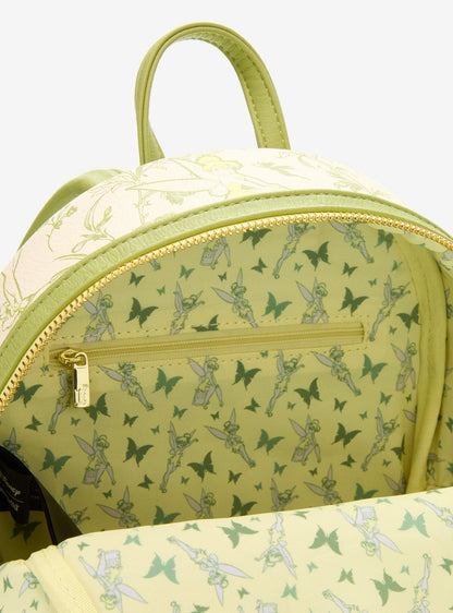 Mochila mini Disney Tinker Bell con flores
