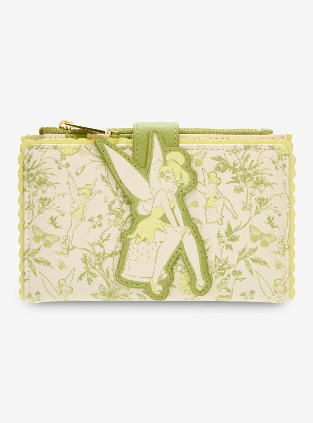 Billetera Disney de Campanita con estampado floral
