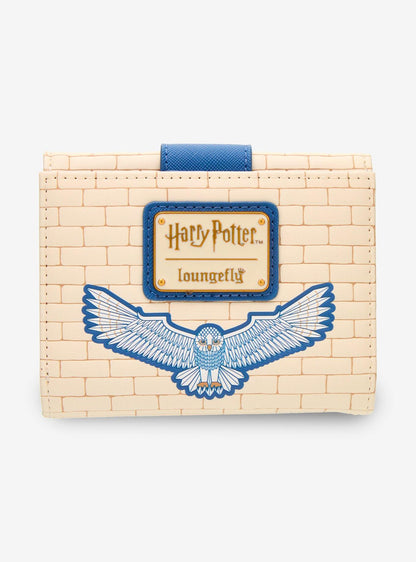 Billetera con cierre Harry Potter Hedwig Hogwarts Vitral