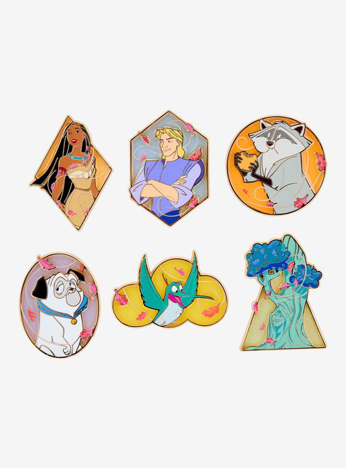 Pin esmaltado sorpresa de personajes de Pocahontas