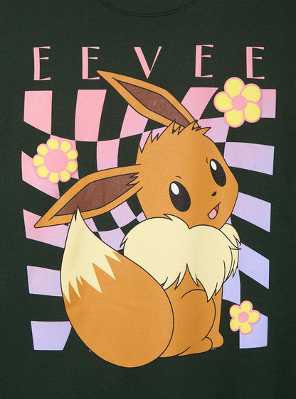 Polerón Pokémon Eevee Floral