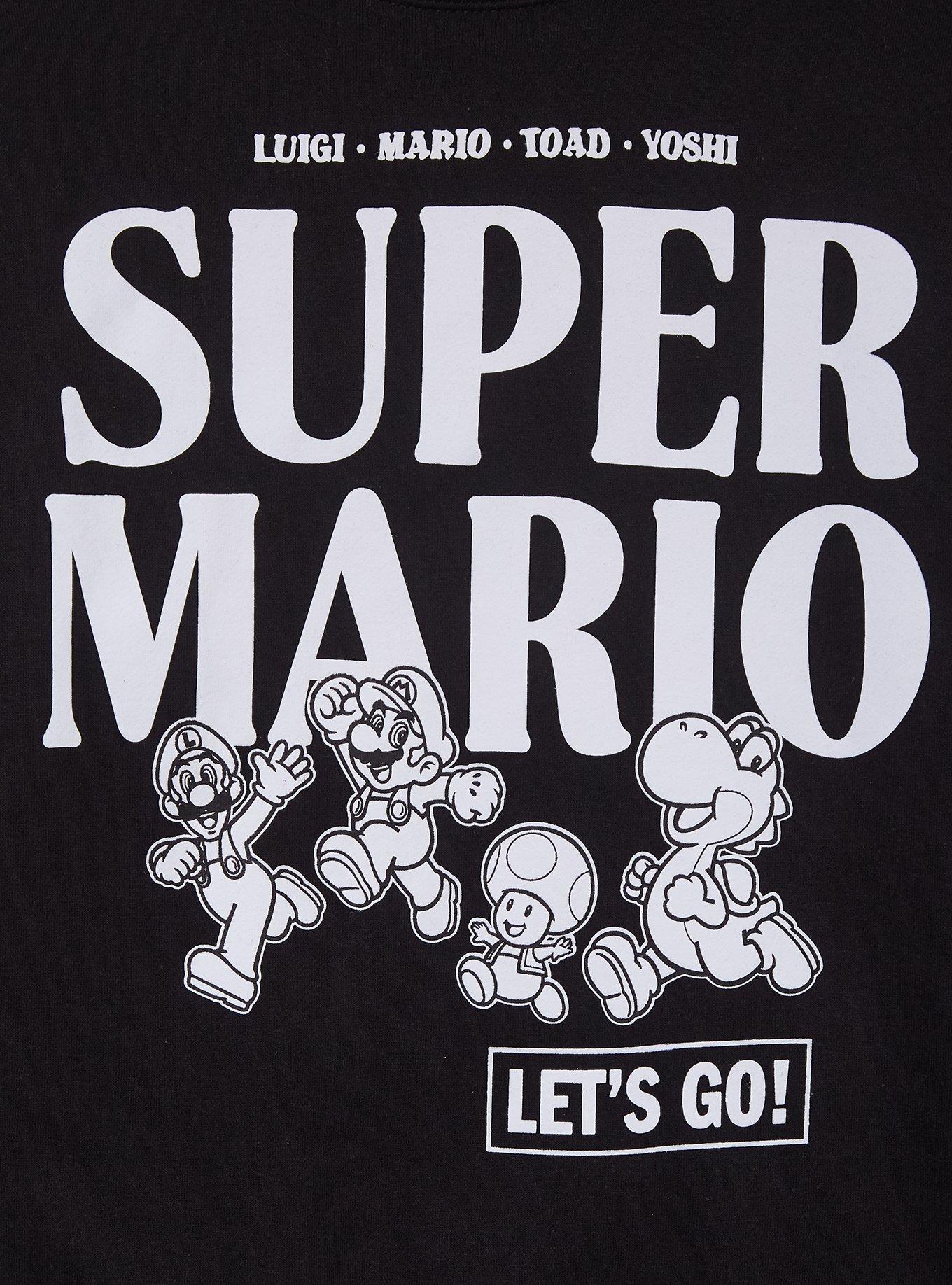Nintendo Super Mario Polerón con Logo Tonal