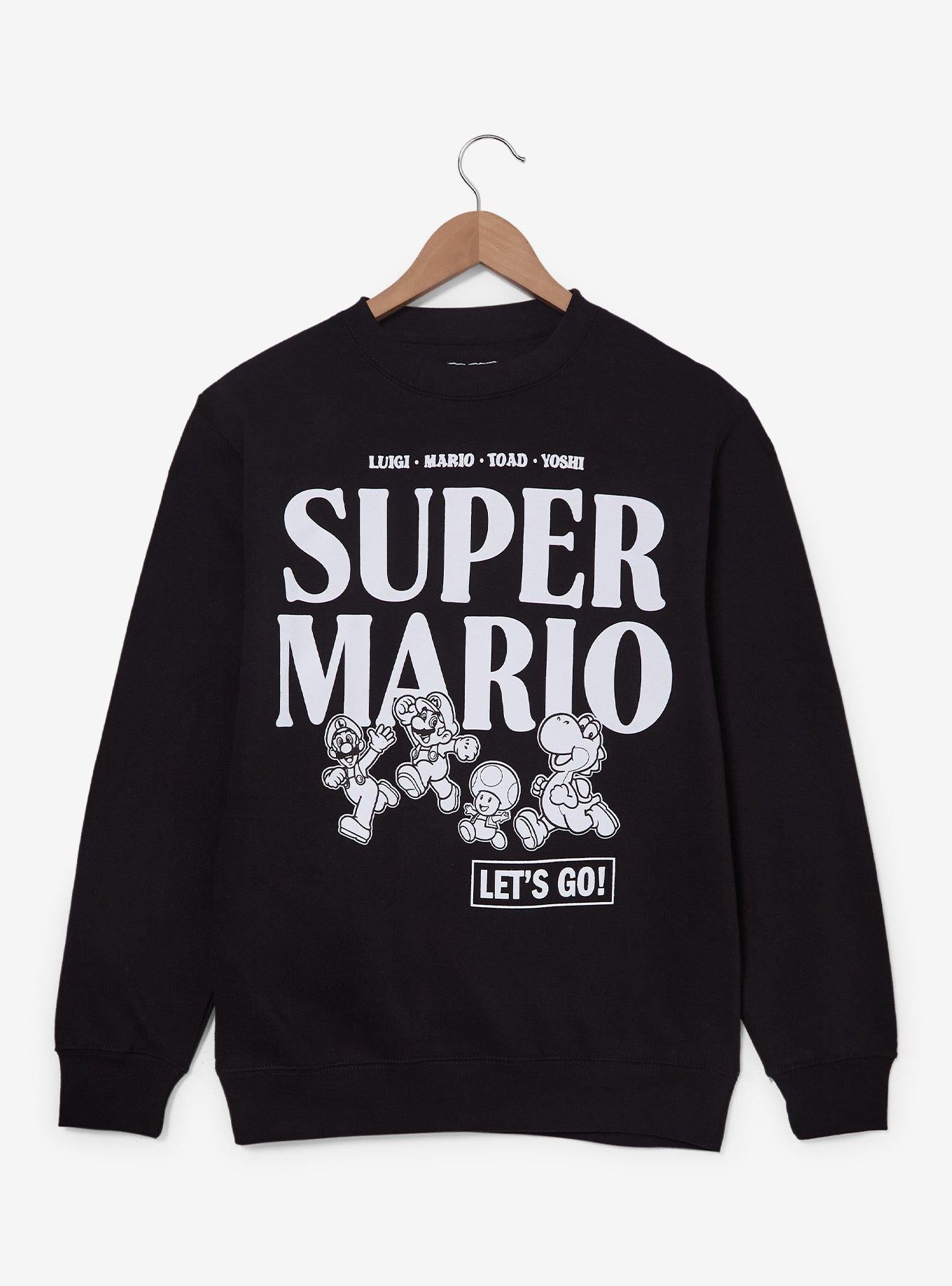 Nintendo Super Mario Polerón con Logo Tonal