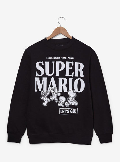 Nintendo Super Mario Polerón con Logo Tonal