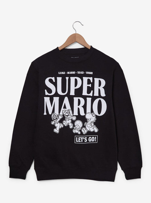 Nintendo Super Mario Polerón con Logo Tonal