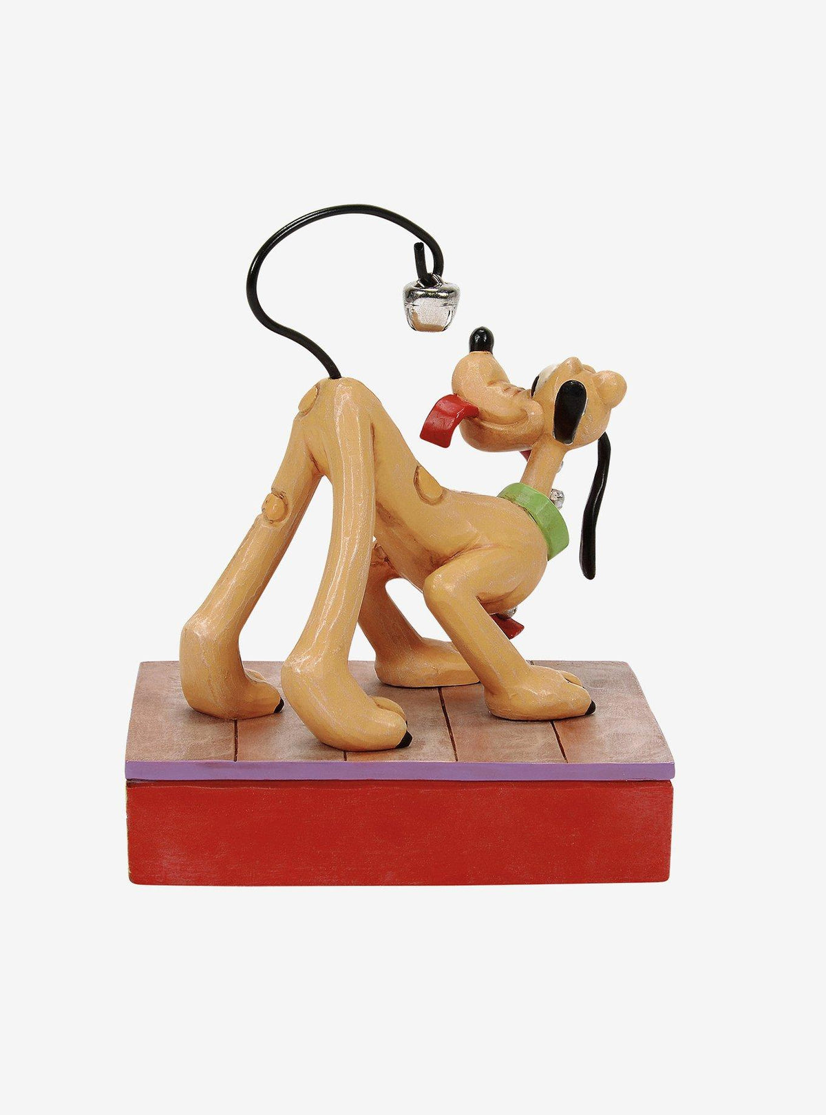 Figura navideña de Pluto con campanas