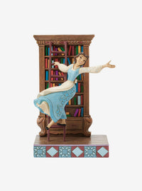 Figura Disney La Bella y la Bestia: Bella en la biblioteca