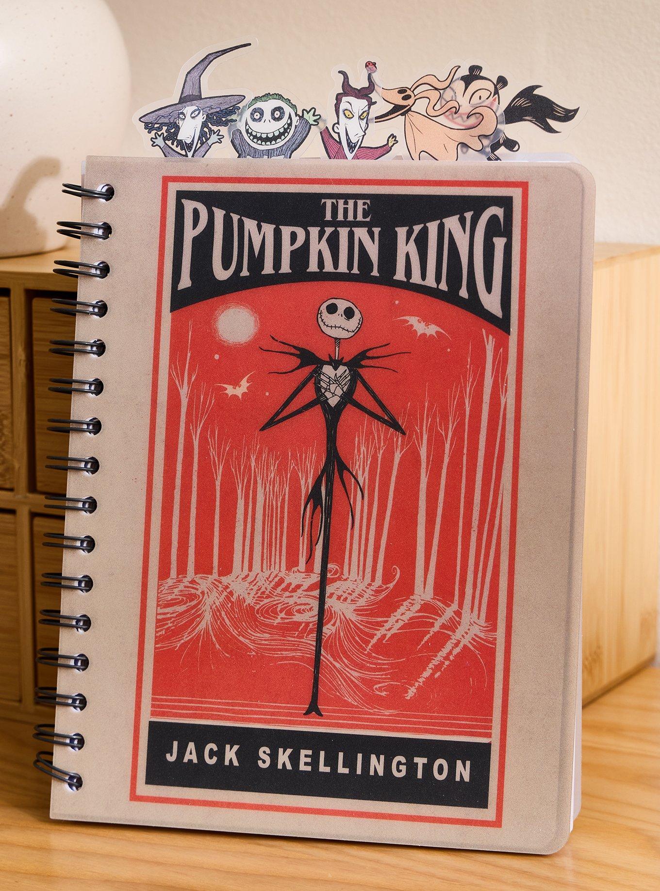 Cuaderno con separadores de Jack Skellington