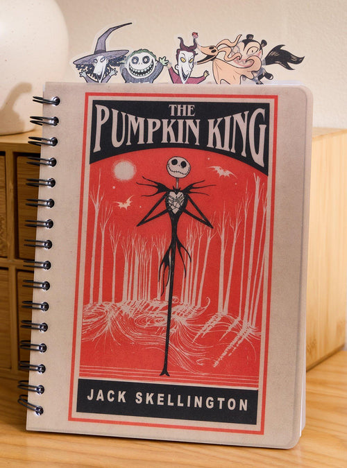 Cuaderno con separadores de Jack Skellington