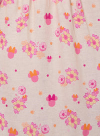Falda escalonada floral de Minnie Mouse talla grande